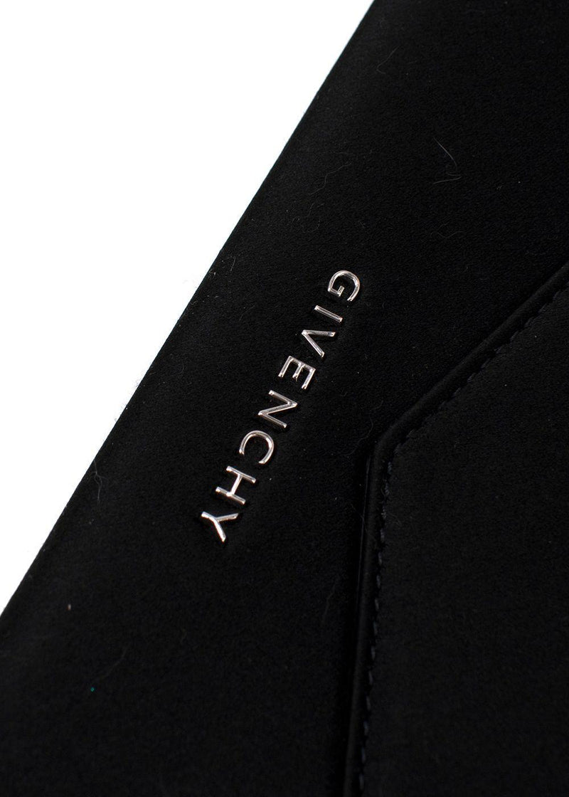 Givenchy Black Satin Envelope Pochette