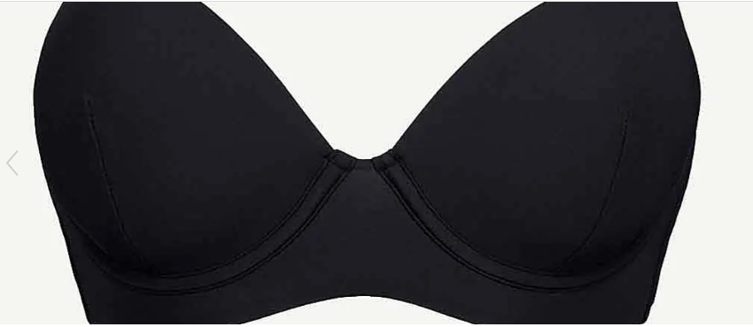 Heidi Klein Black D Ring Tie Back Bikini