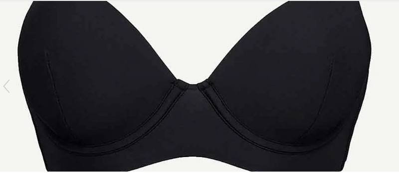 Heidi Klein Black D Ring Tie Back Bikini