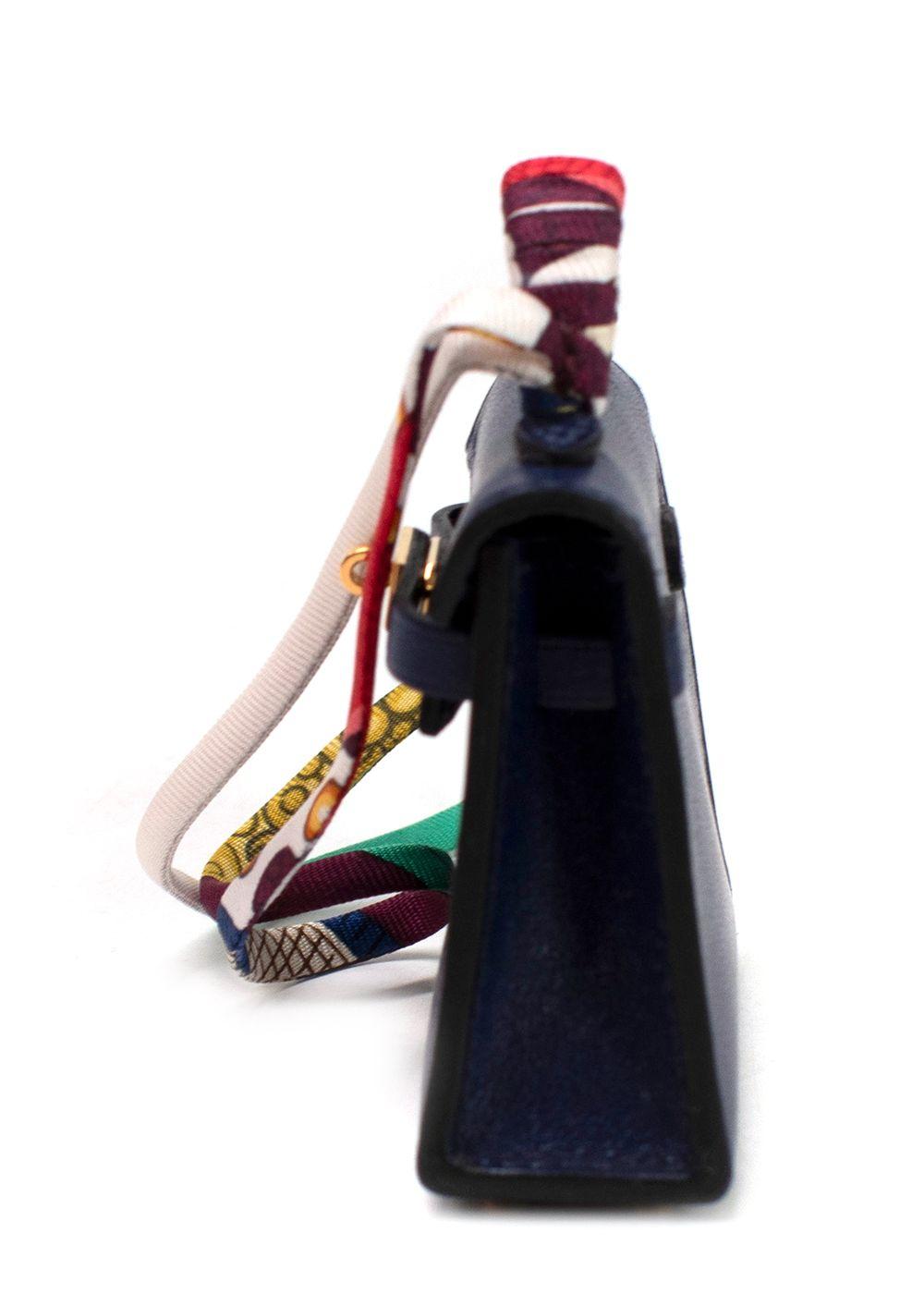 Hermes Tadelakt Micro Kelly Twilly Bag Charm