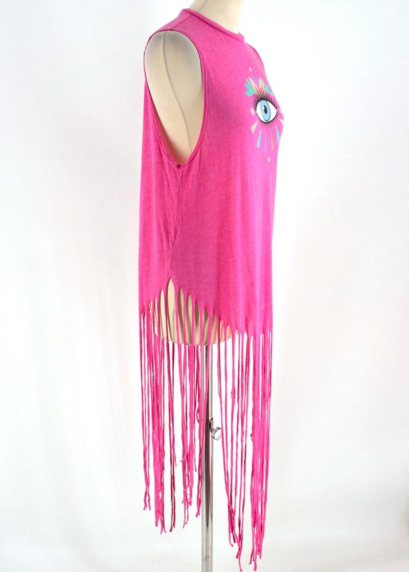 Wildfox Third Eye Gypsy Fringe Tank