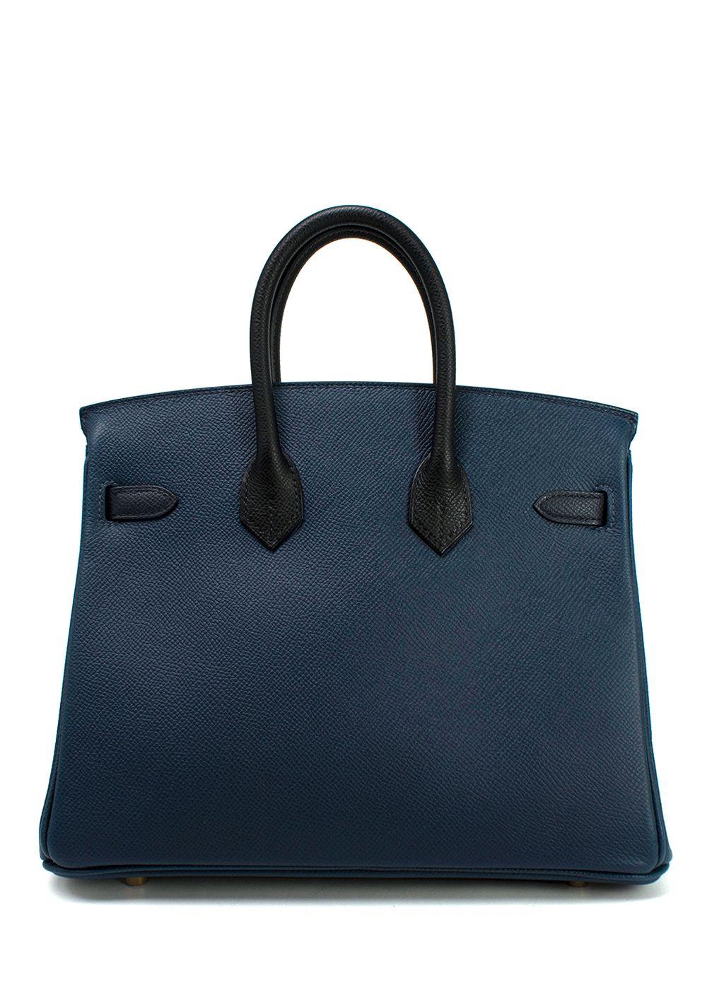 Hermes Tri-colour Epsom Leather Birkin 25 GHW