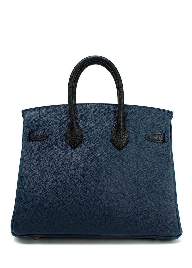 Hermes Tri-colour Epsom Leather Birkin 25 GHW