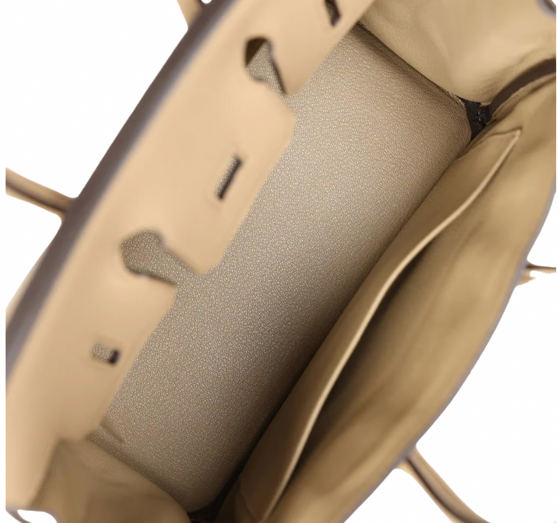 Togo Beige Marfa 25cm Birkin with  Gold Hardware
