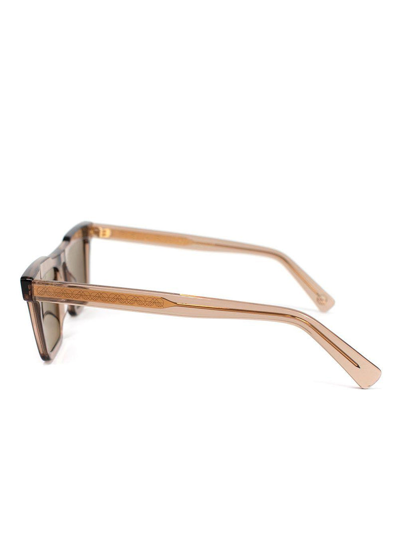 Baleen Montjuic Coffee Square Frame Sunglasses