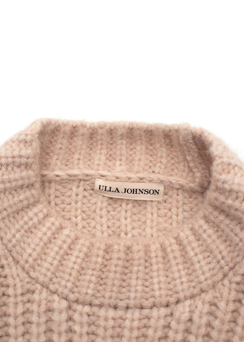 Ulla Johnson Beige Chunky Knit Jumper