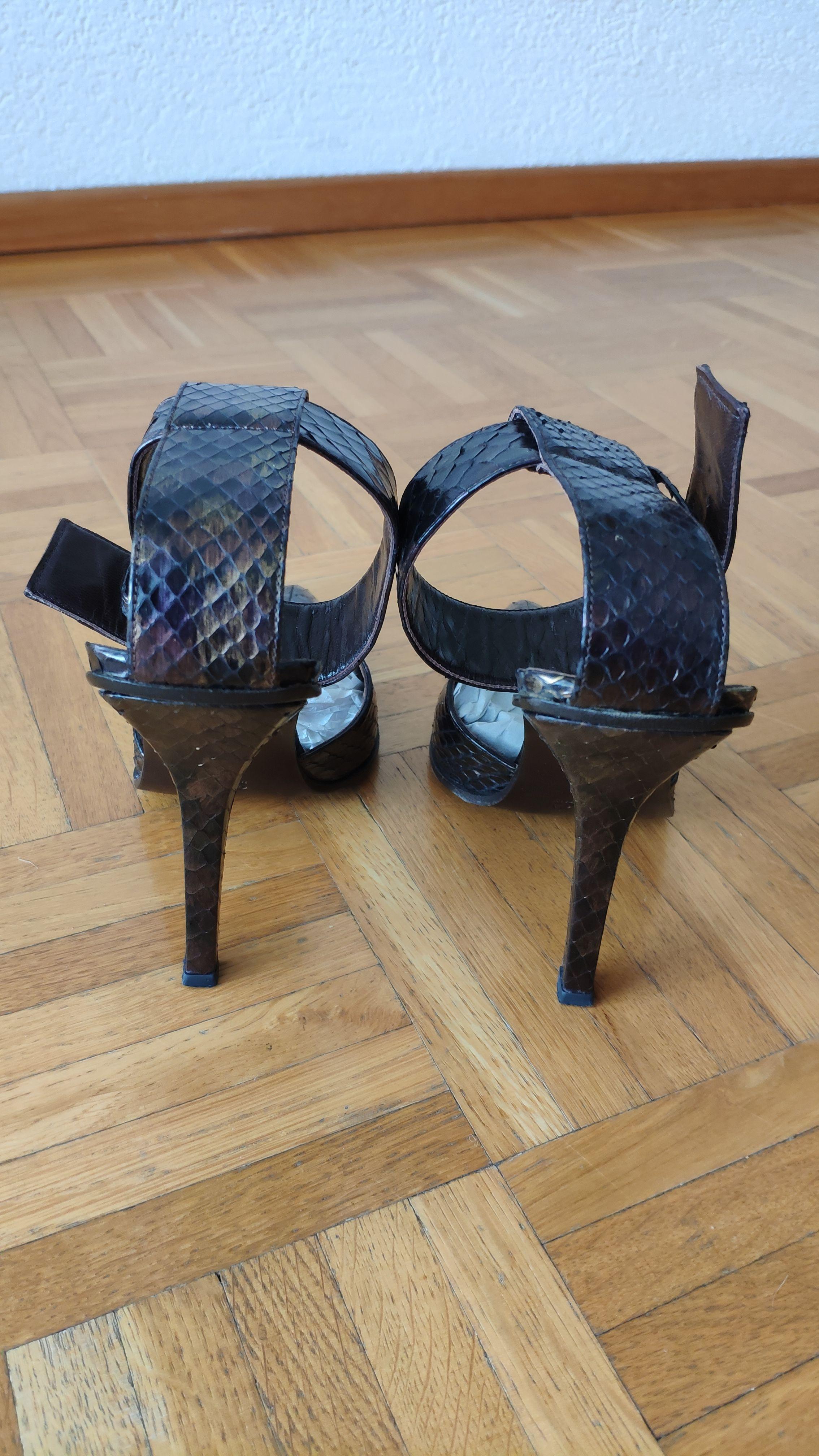 Gucci Snakeskin Decollete Stiletto Heels