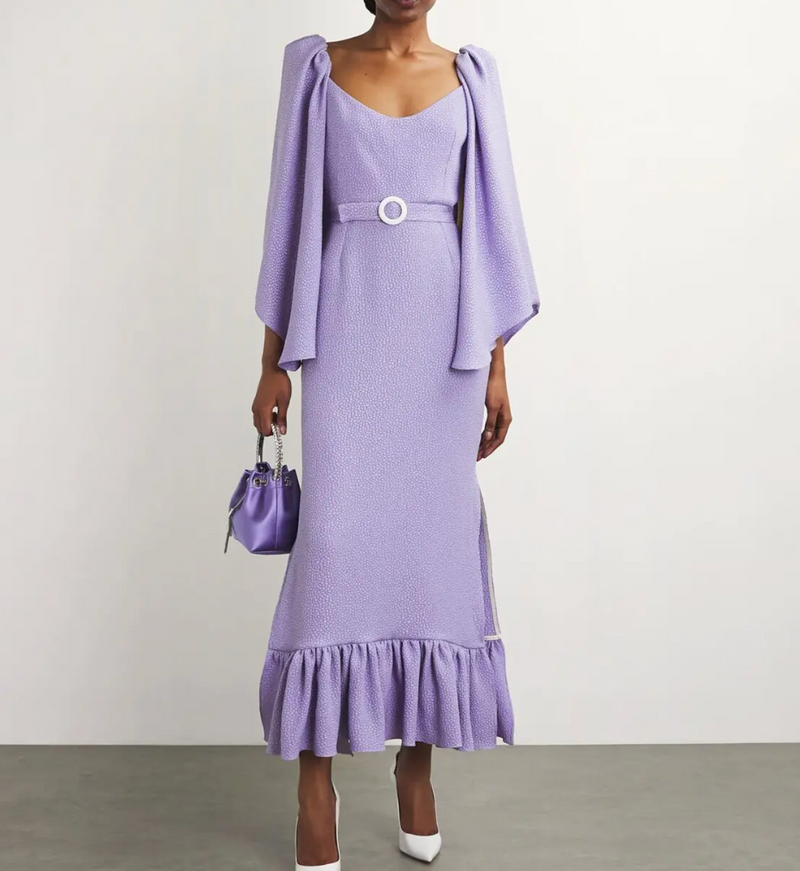 Edeline Lee Belted Millie Midi Dress