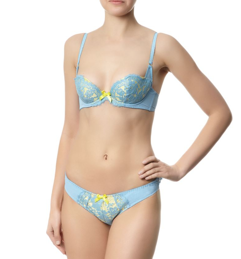 Agent Provocateur Blue/Yellow Selena Briefs