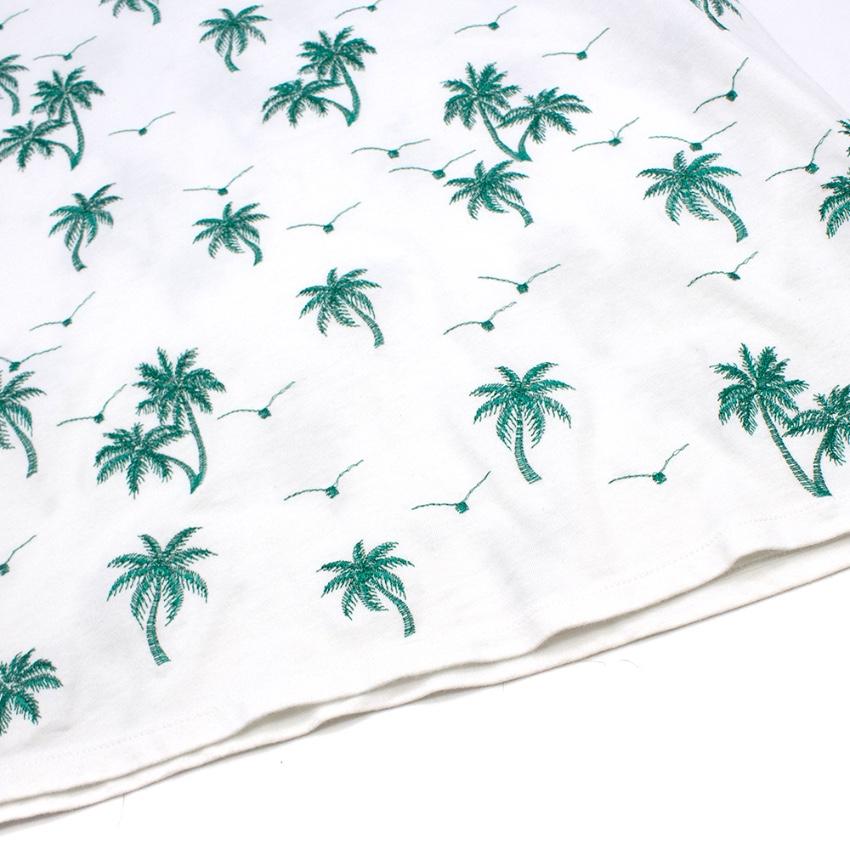 Maje White Tanzanie Palm Tree Tshirt