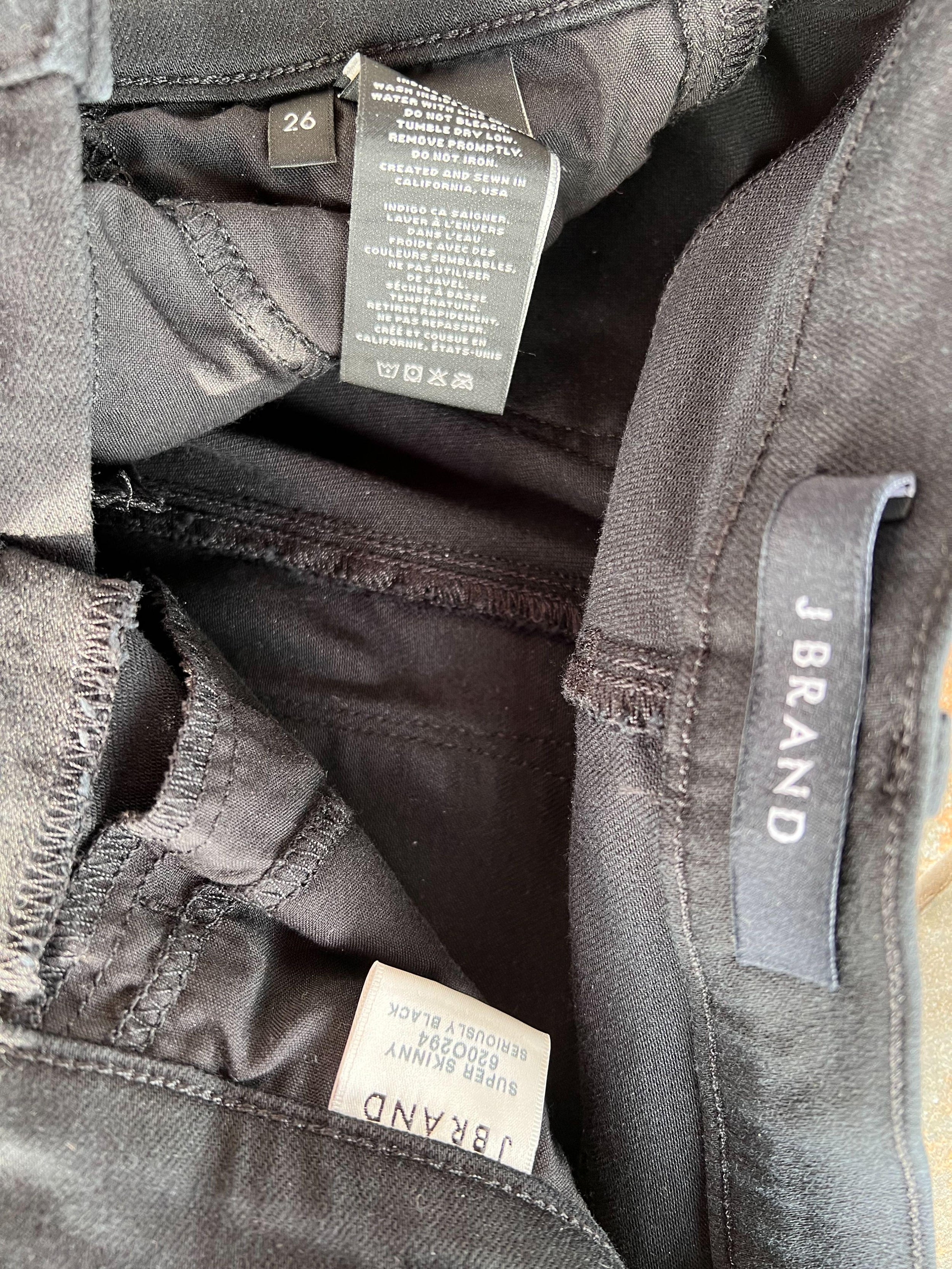 J Brand Black Skinny jeans