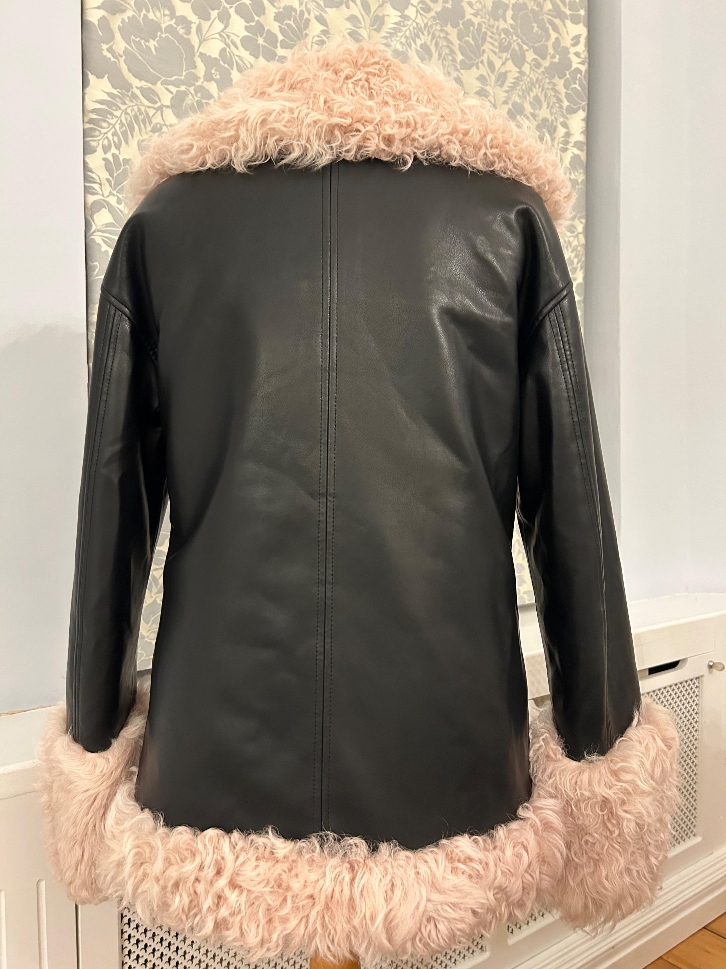 Charlotte Simone Black Bowie Leather Jacket