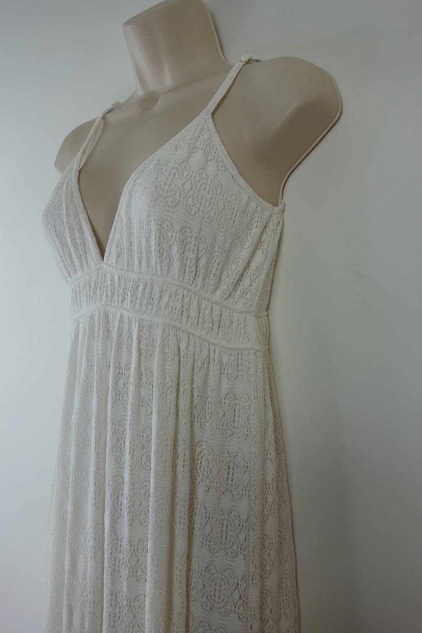 Ivory Lace Maxi Dress