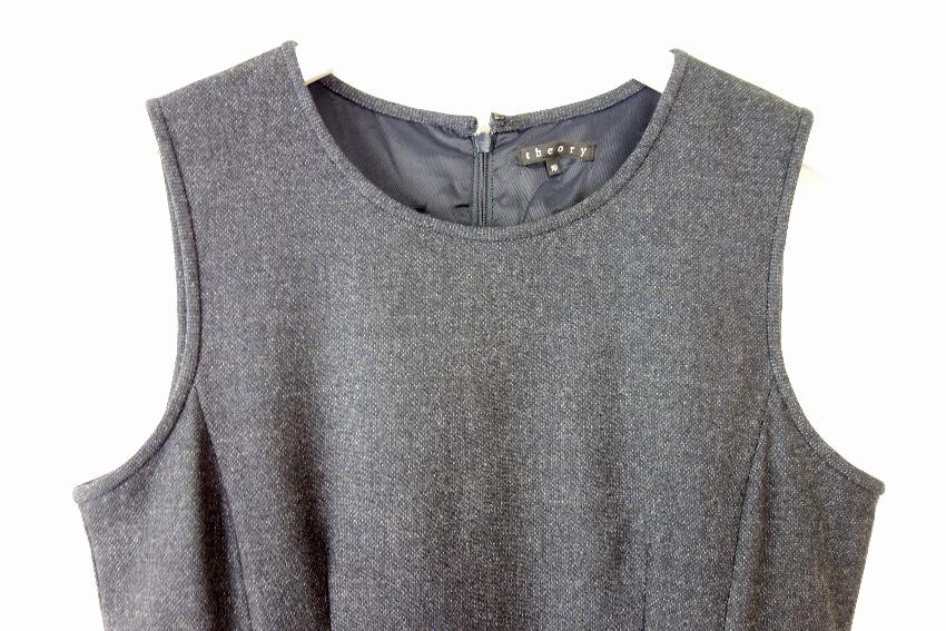 Theory scoop-neck wool dress