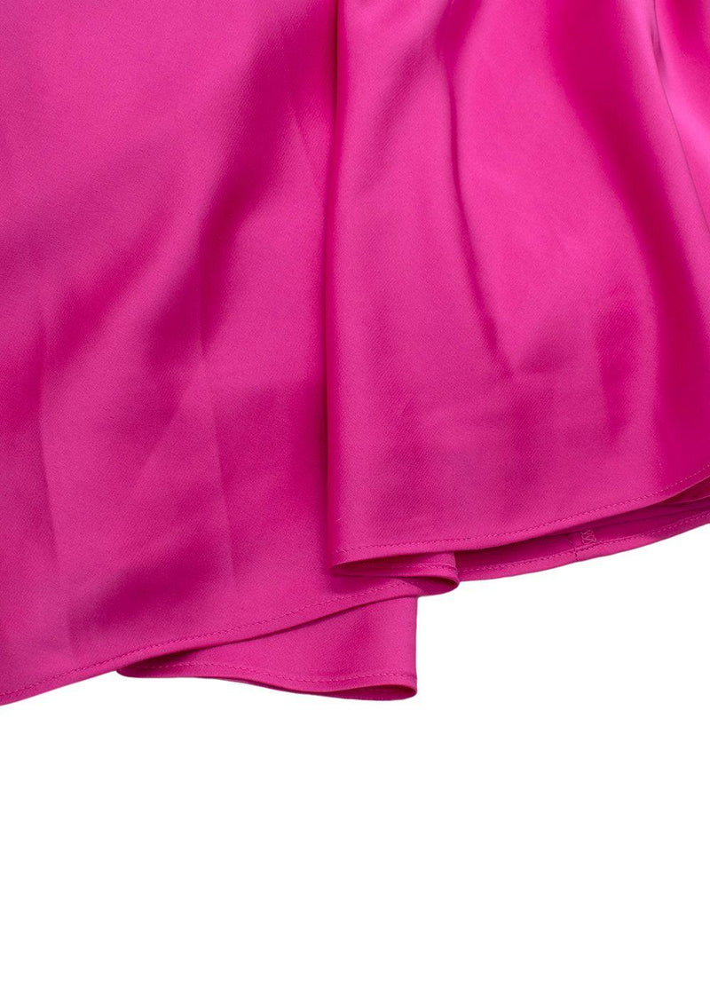 Alexis Magenta Lune Cut Out Dress