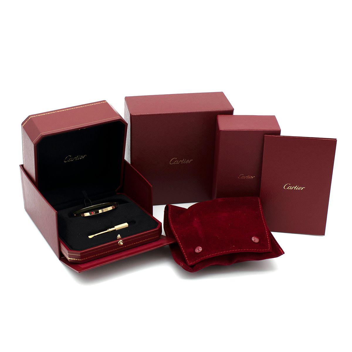 Cartier LOVE bracelet, Small Model 16 With Box