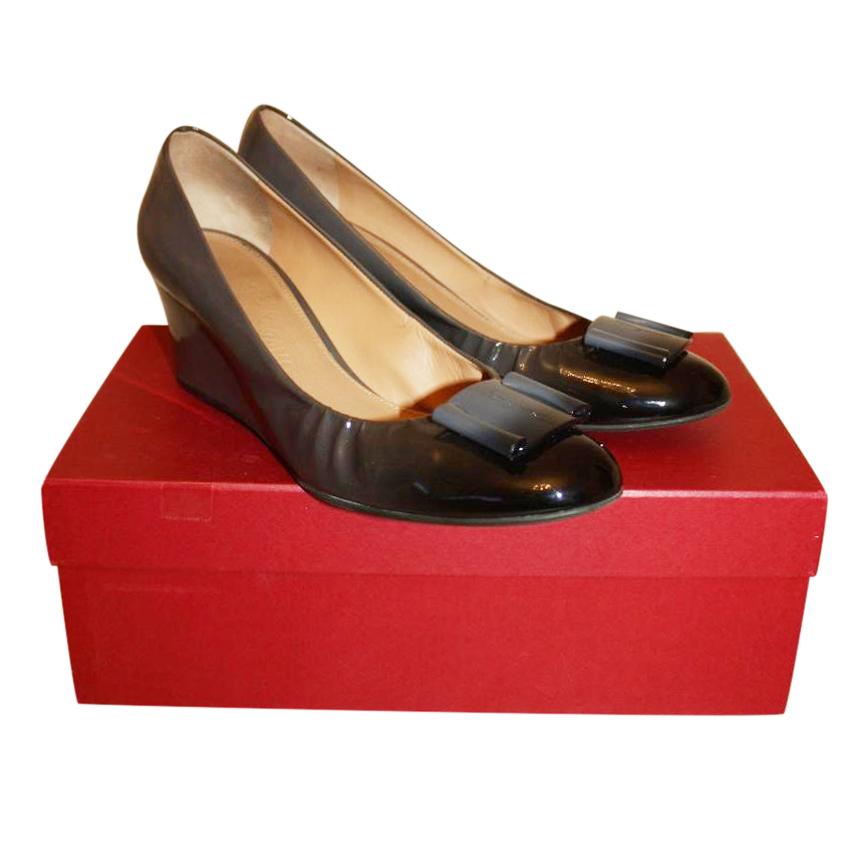 Salvatore Ferragamo Ombre Wedge Pumps
