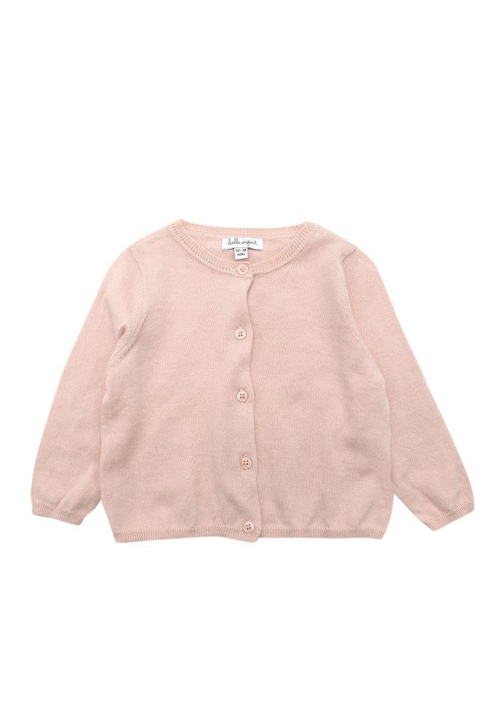 Belle Enfant Baby Pink Cardigan