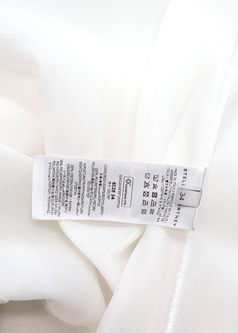 Stella McCartney Cream Netted Bomber Jacket