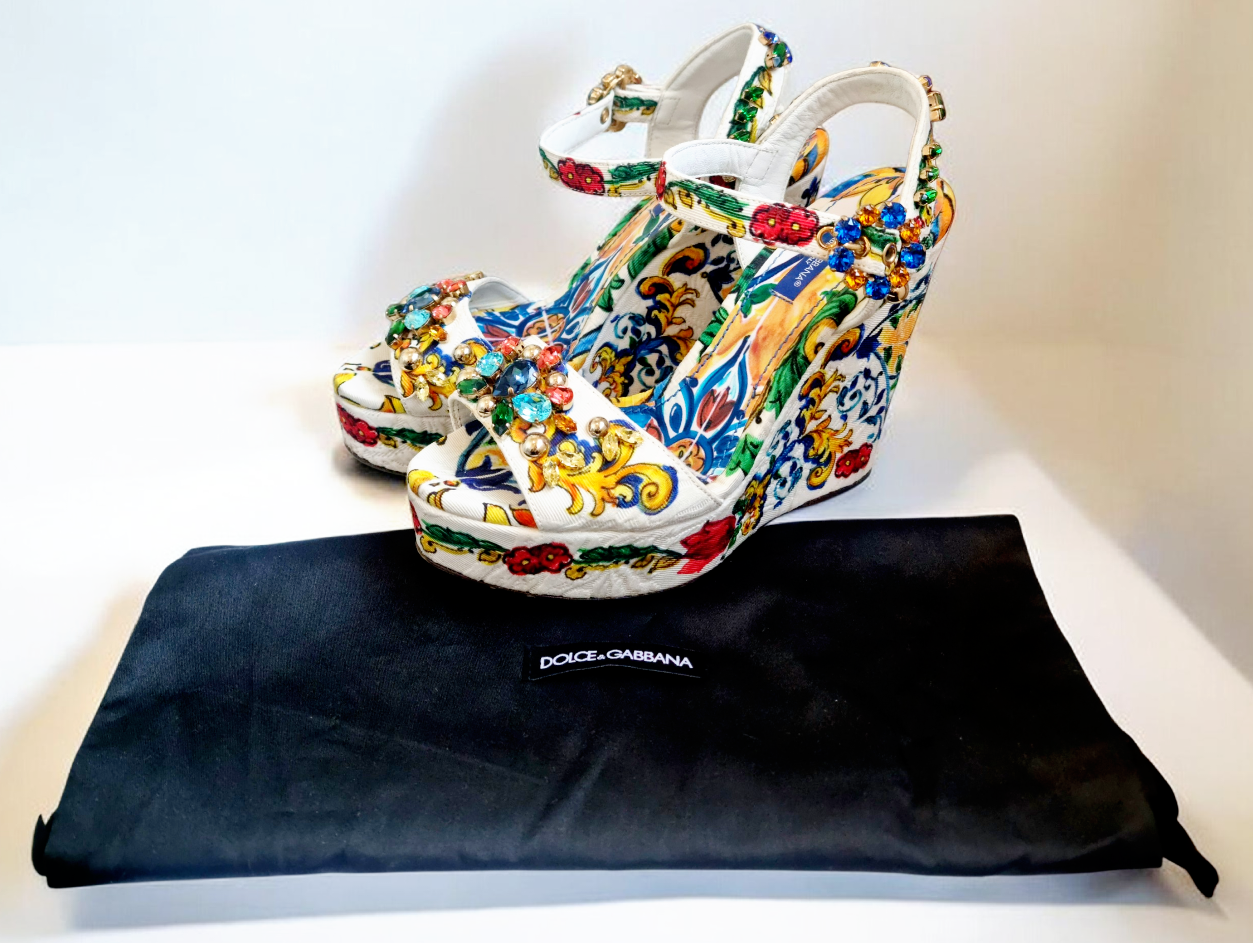 Dolce & Gabbana Majolica Wedges