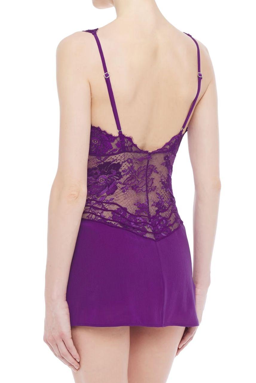 La Perla Purple Desert Rose Silk Cami