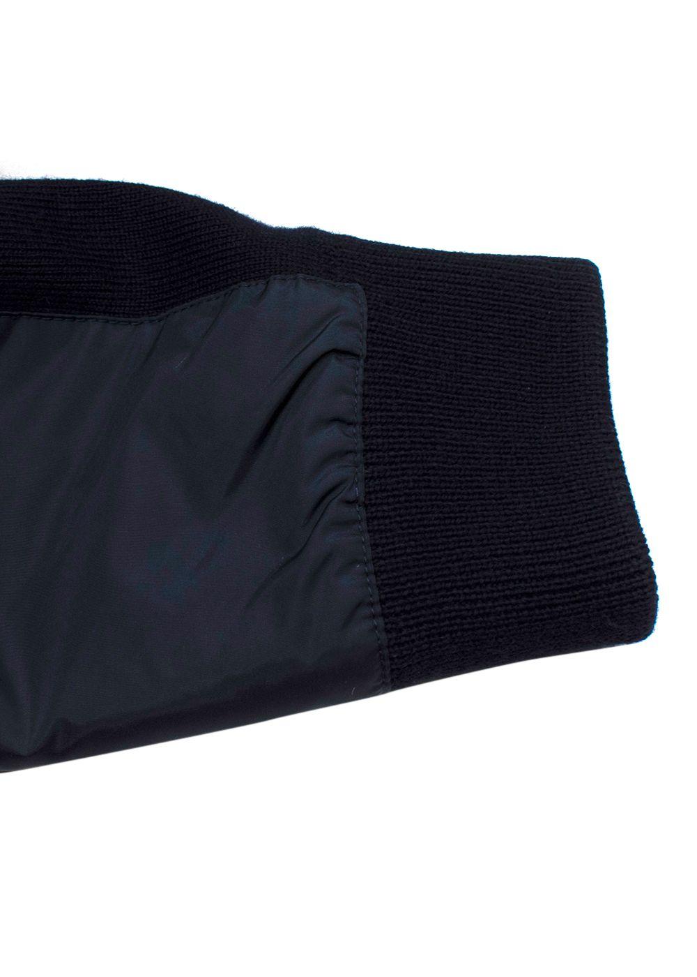 Prada Navy Nylon and Wool Windbreaker