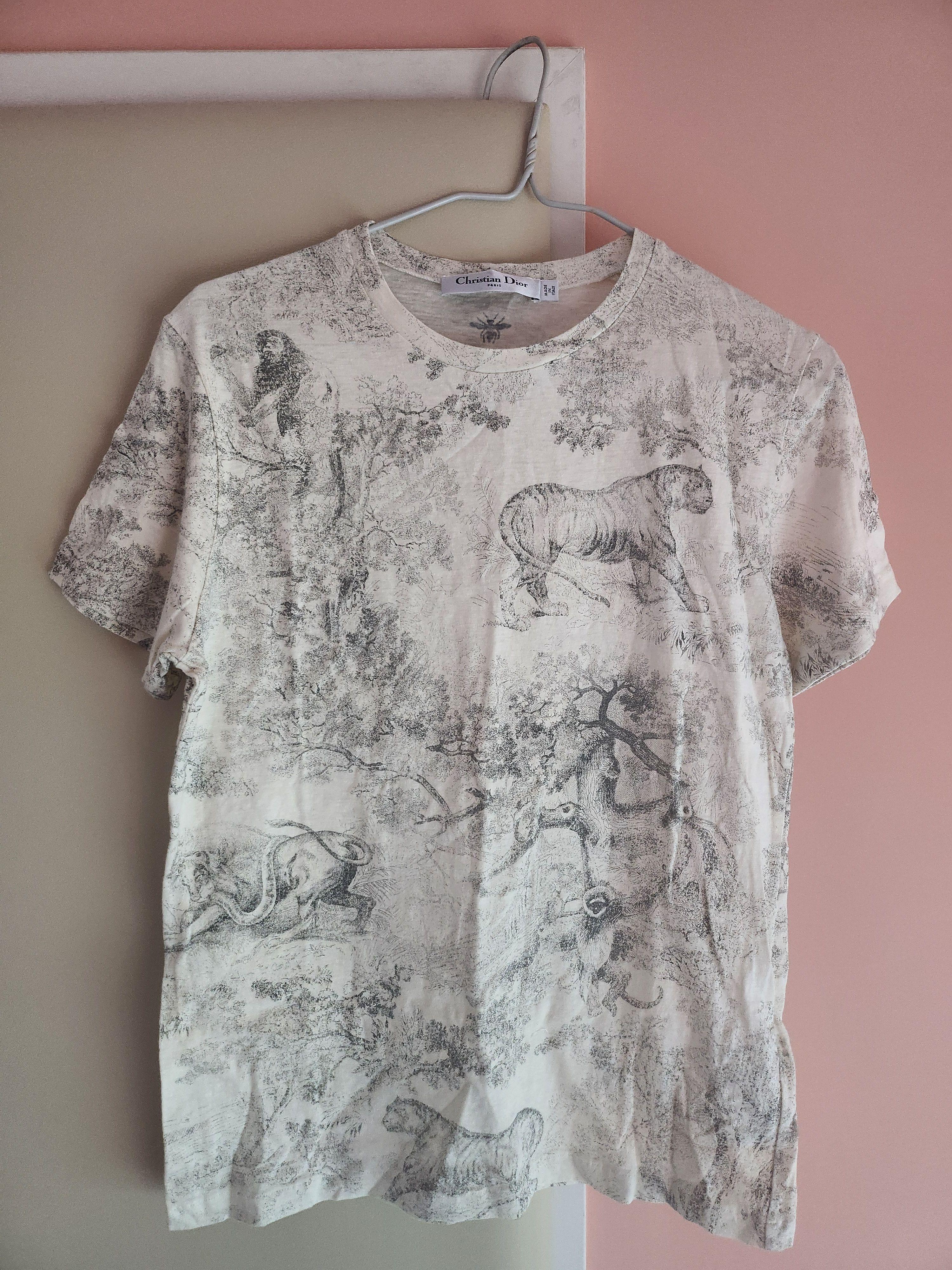 Dior Grey Toile De Jouy T-Shirt
