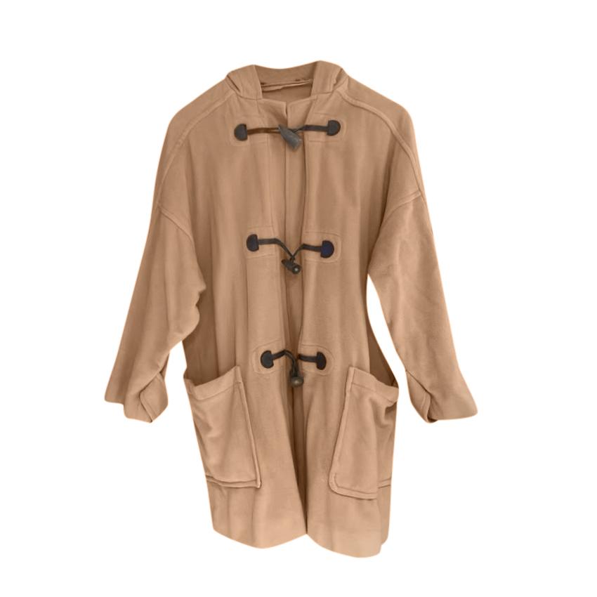 Burberrys Vintage Beige Cashmere Blend Duffle Coat