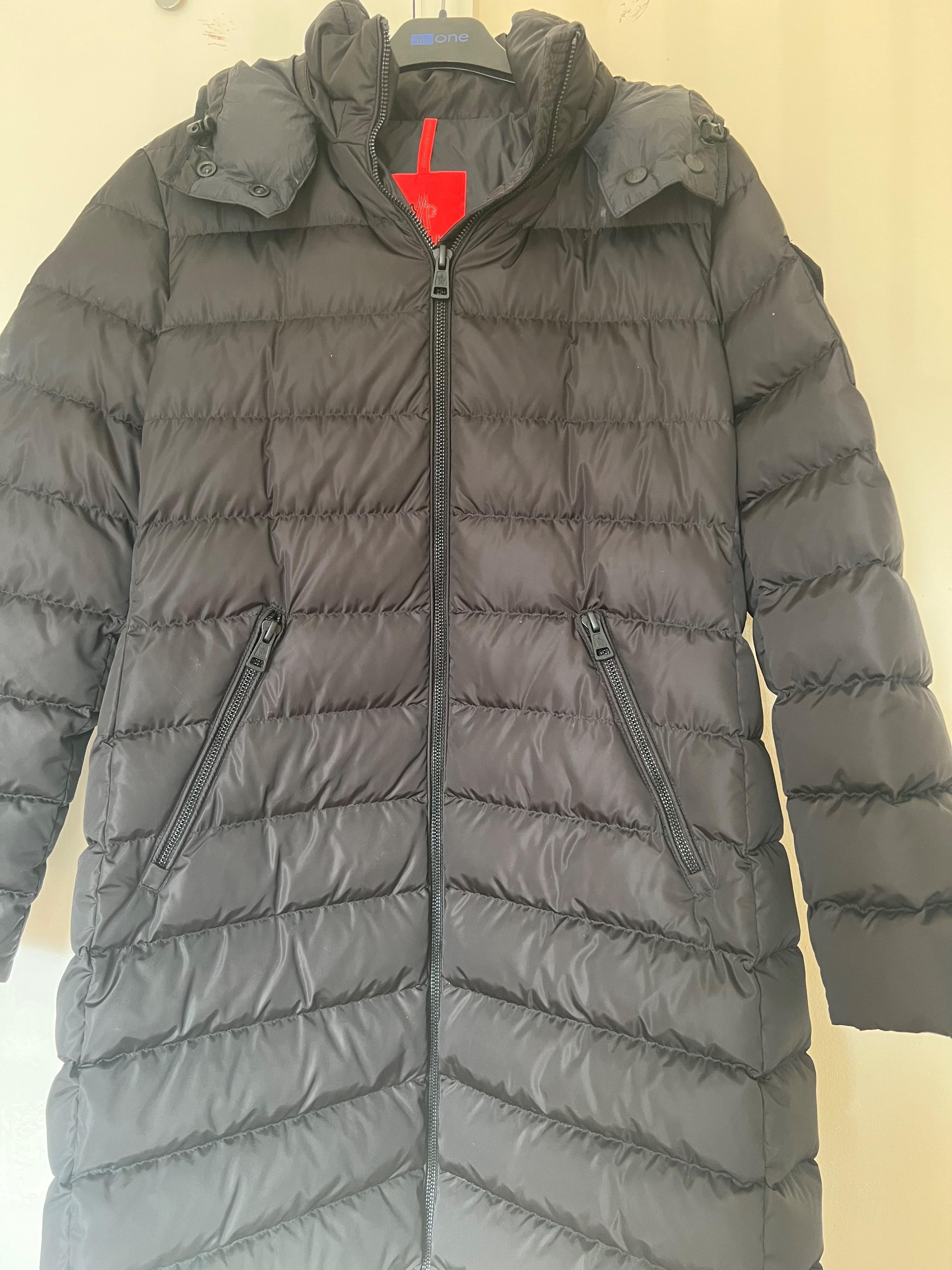 Moncler Black Long Coat