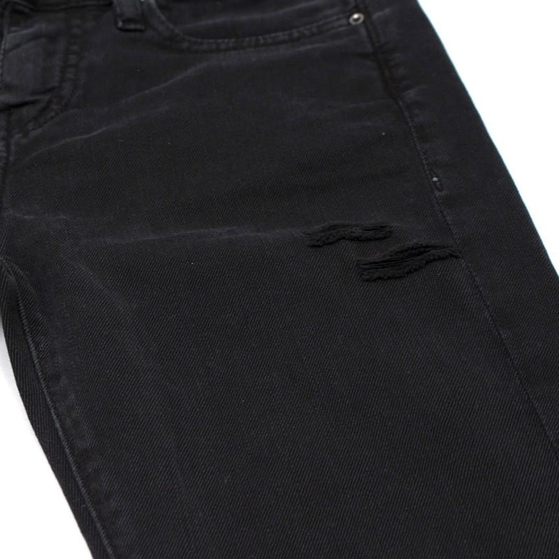 IRO Jarod Ajuste Distressed Black Jeans