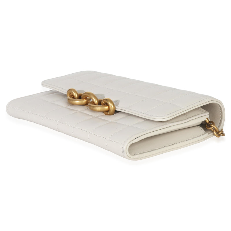 Saint Laurent Soft Calfskin Le Maillon Wallet On Chain
