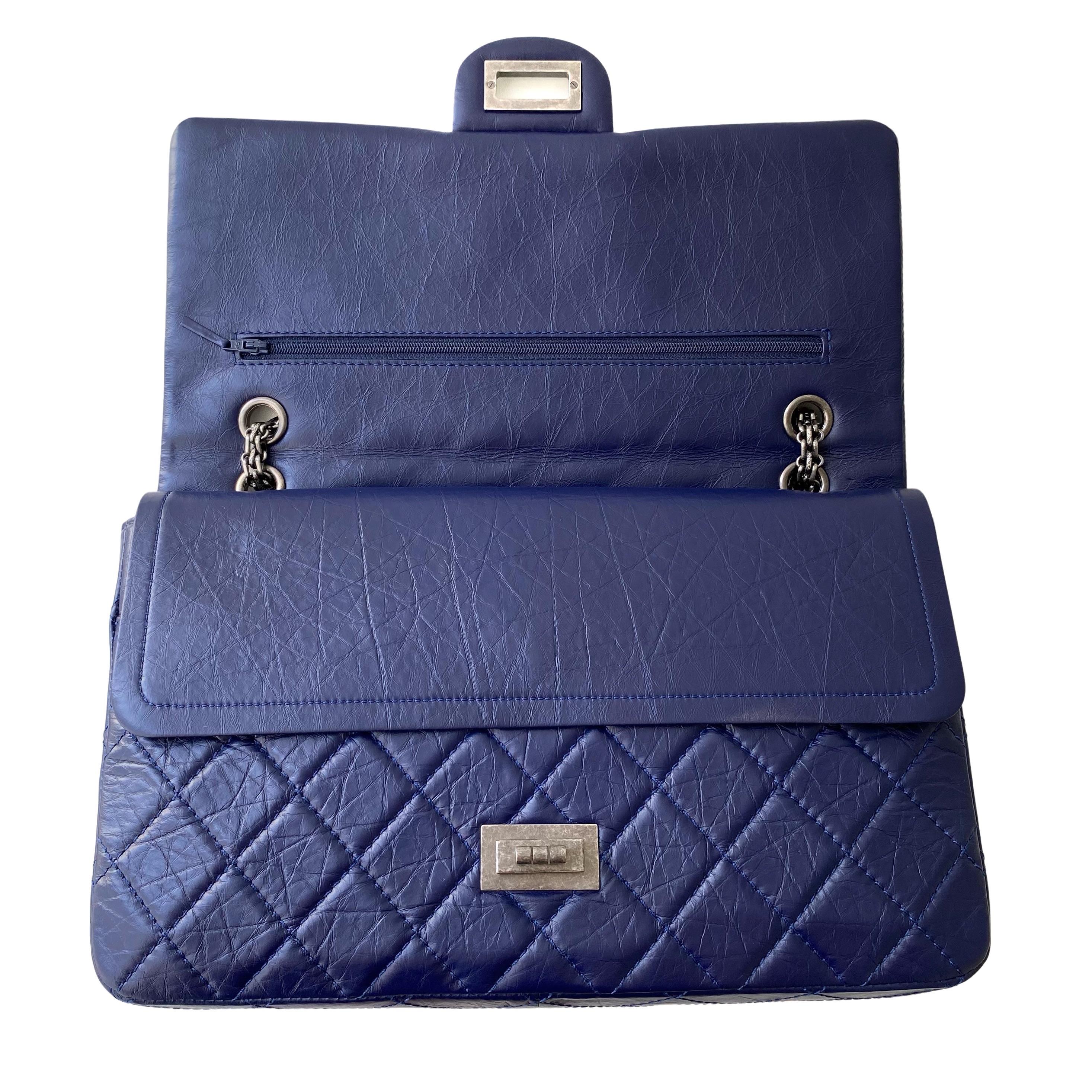 Blue Reissue 2.55 227 Flap Bag