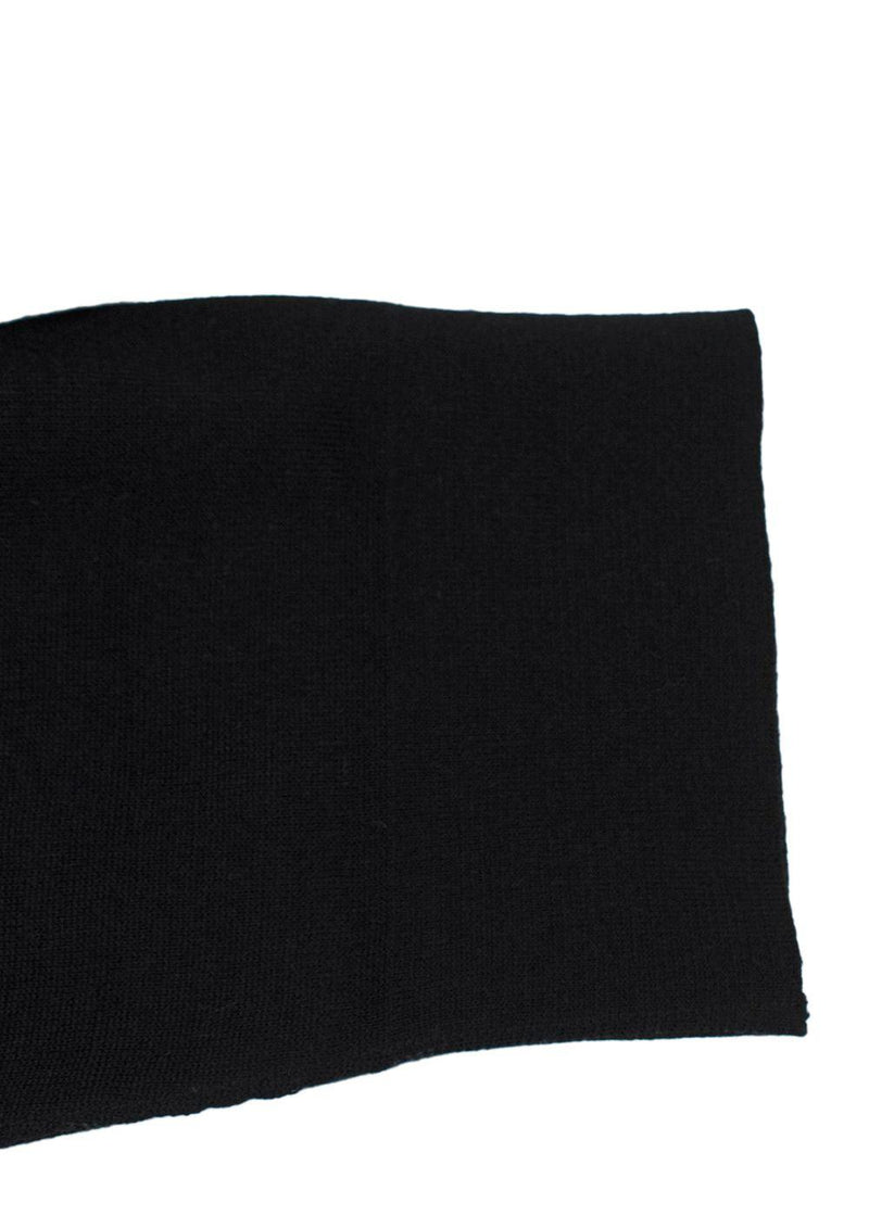 Fendi Black Knit Cardigan with Monogram Interior