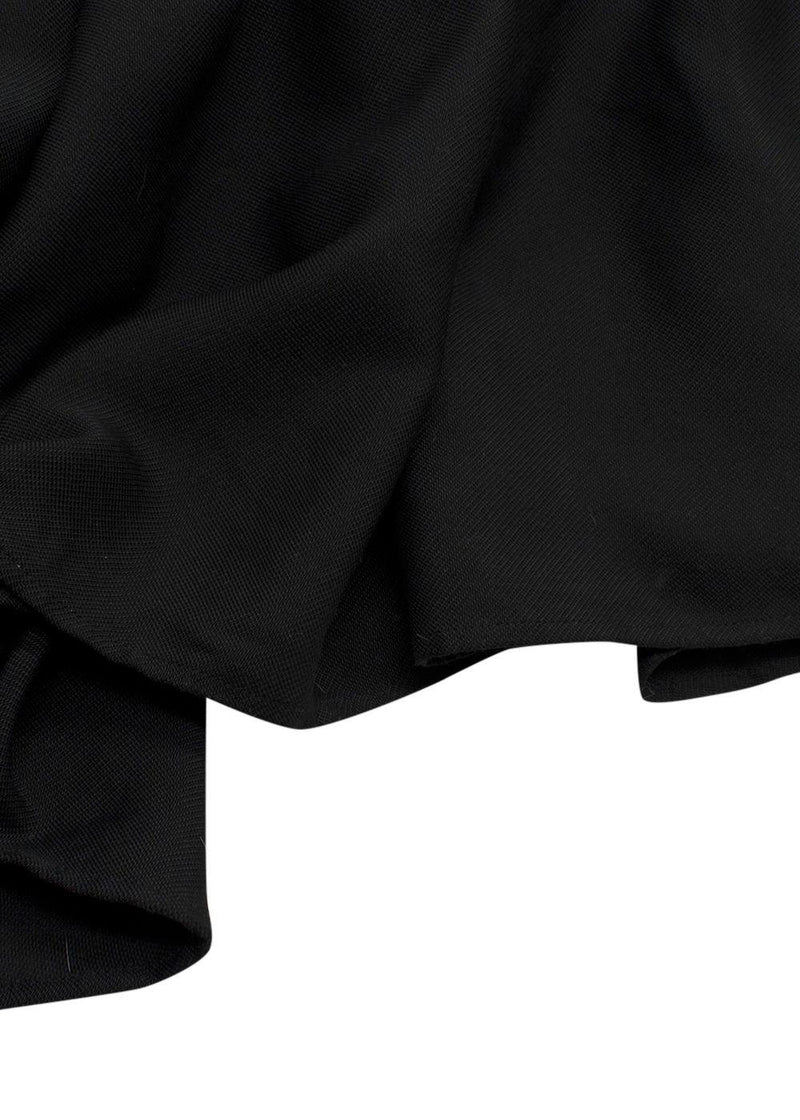 Bondi Born Black Tenerife Knotted Cutout Gauze Midi Dress