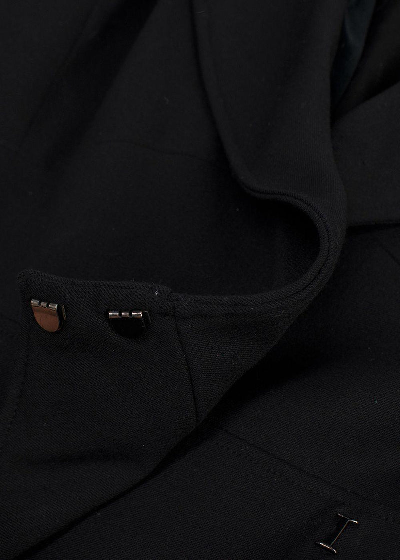 Elie Saab Black Jumpsuit with Velvet Lapels