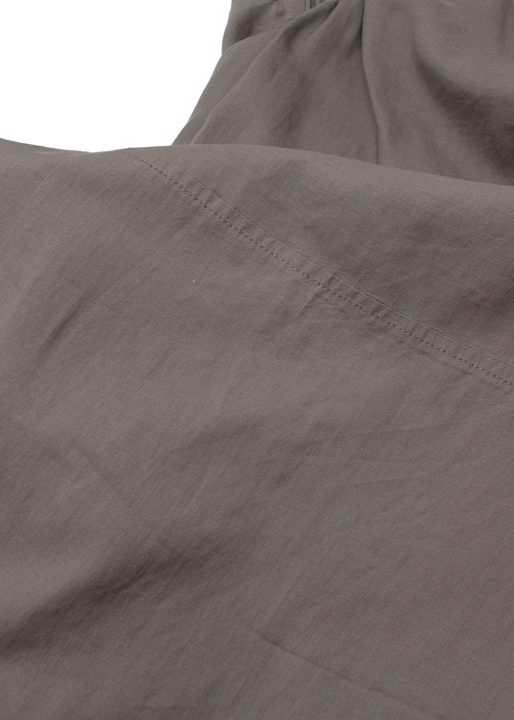 Grey Cotton Mini Dress