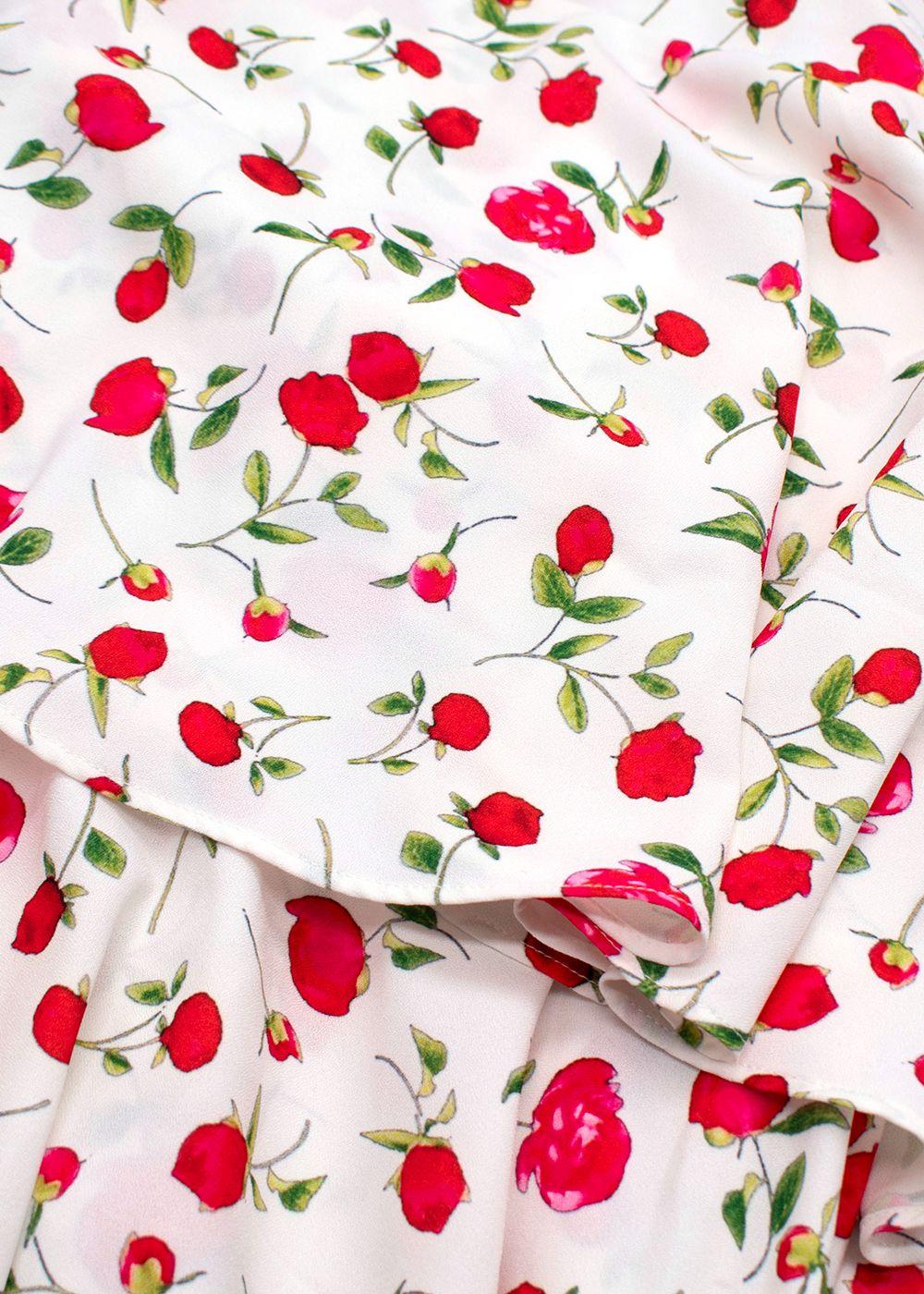 Dodo Bar Or Rose Print Tiered Midi Dress