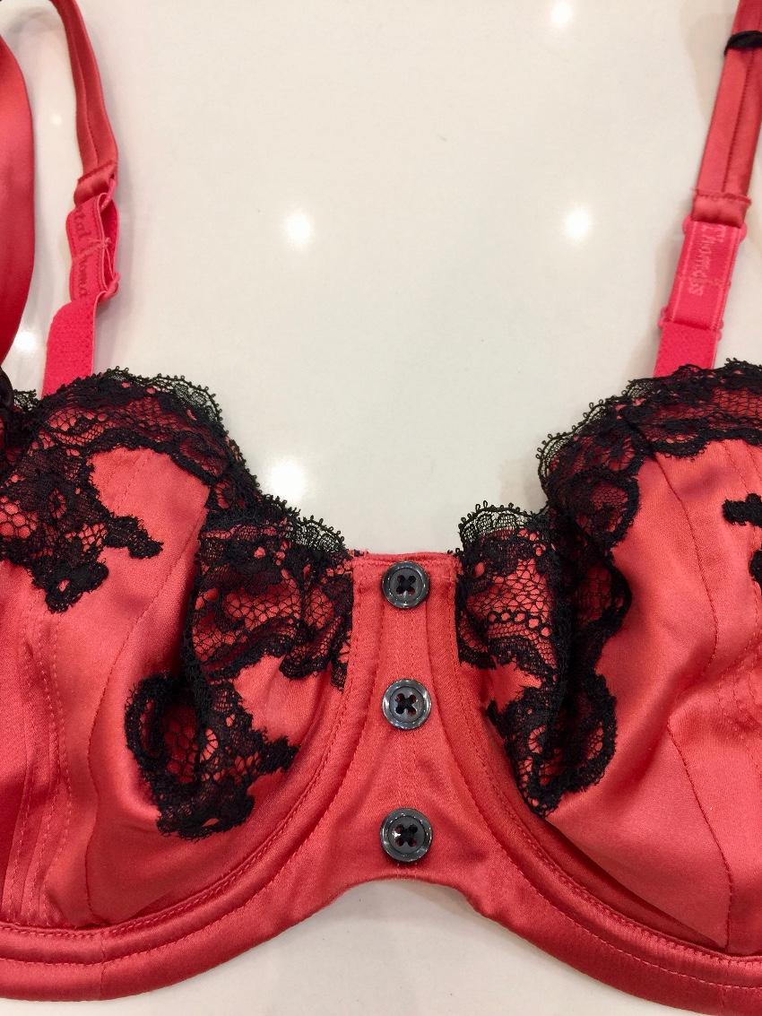 Chantal Thomass Strawberry Silk & Lace Lingerie Set
