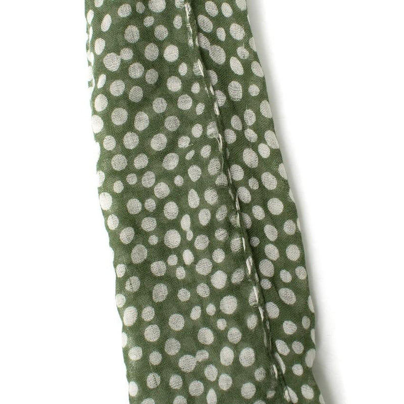 Bespoke Polka dot print scarf