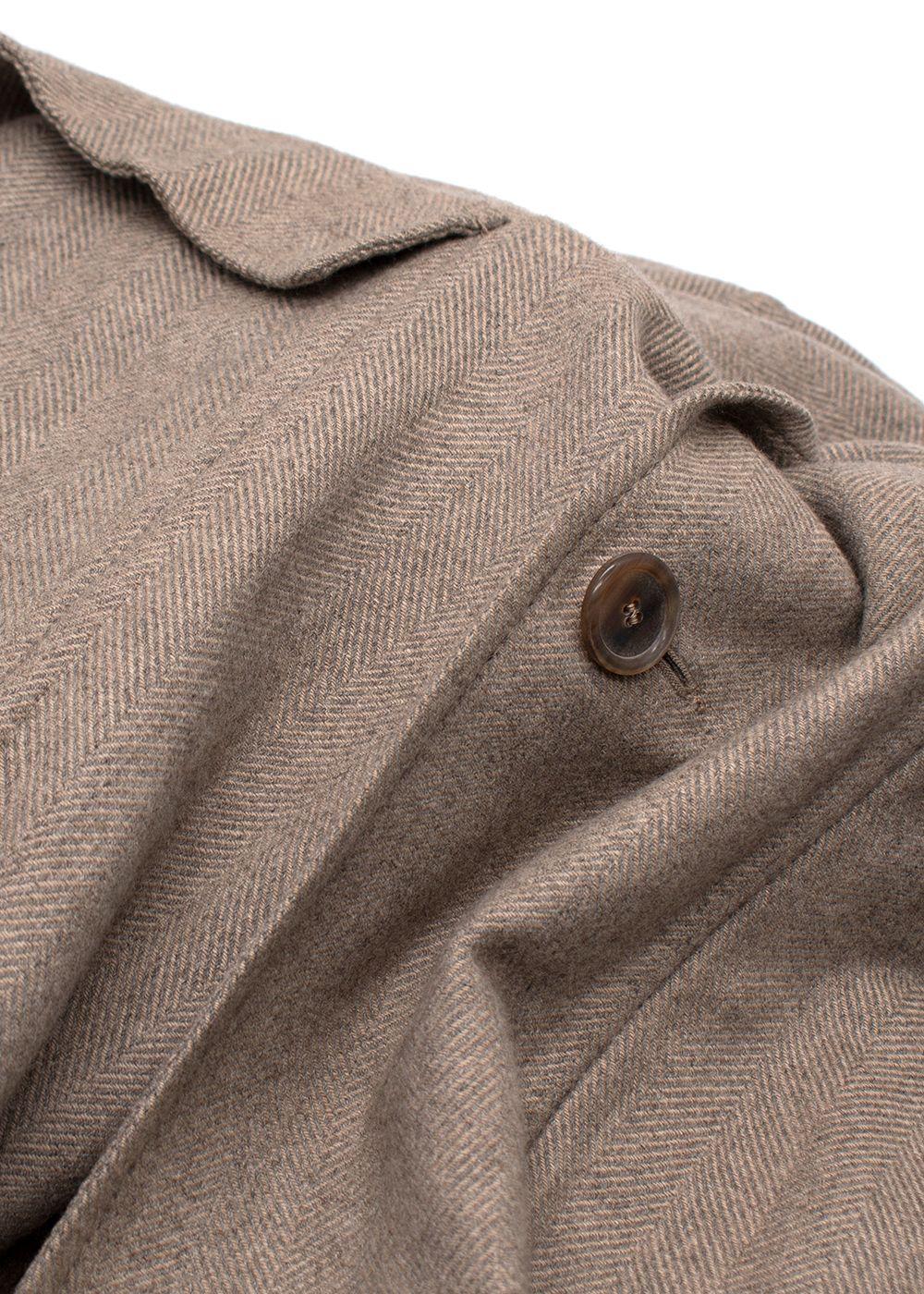 Asprey Beige Cashmere Long Coat