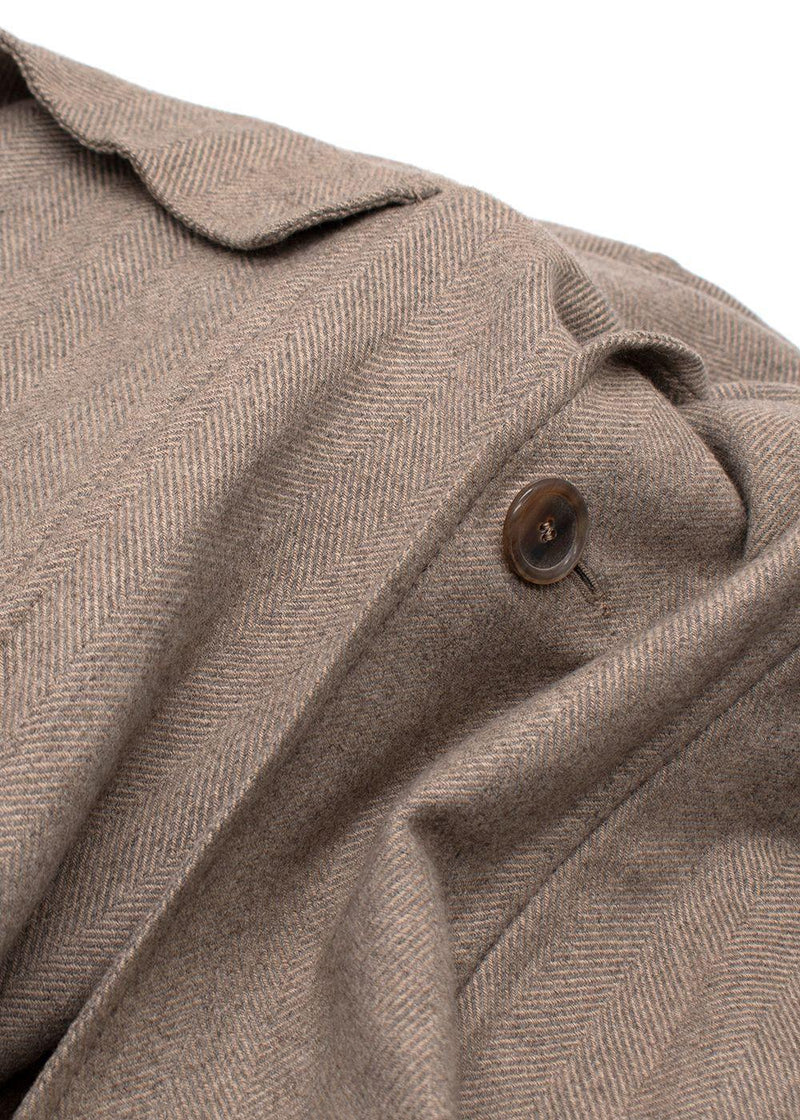 Asprey Beige Cashmere Long Coat