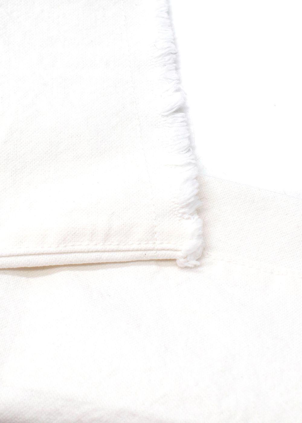 Haider Ackermann White Slim-Fit Distressed Denim Jeans