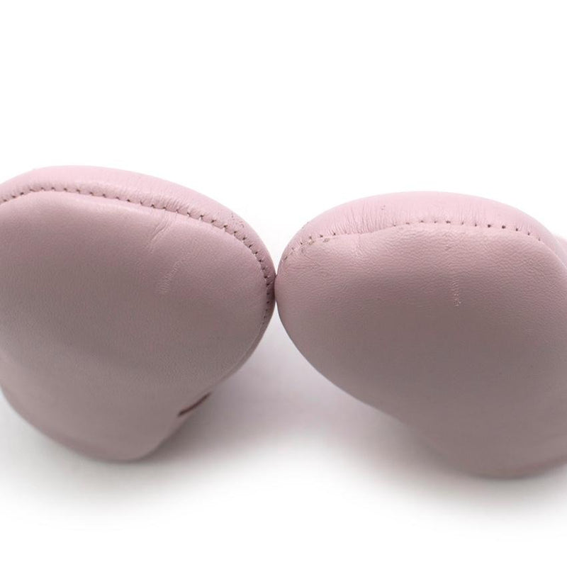 Pepa & Co Pink Mary Jane Leather Pram Shoes