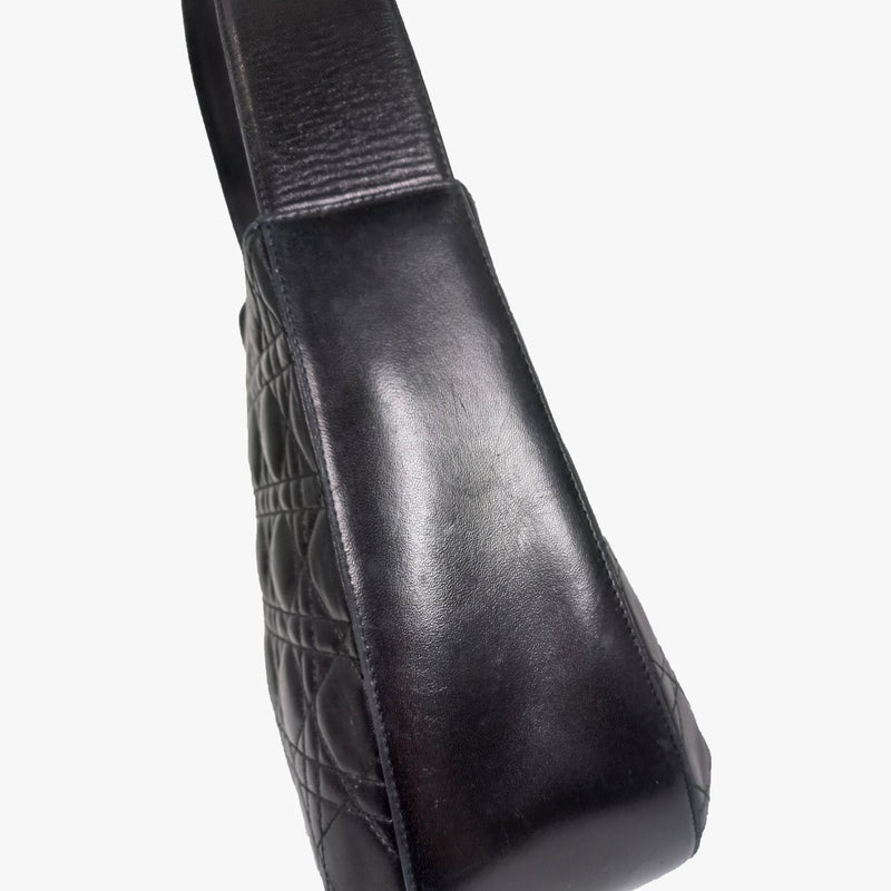 Black Cannage Hobo Bag