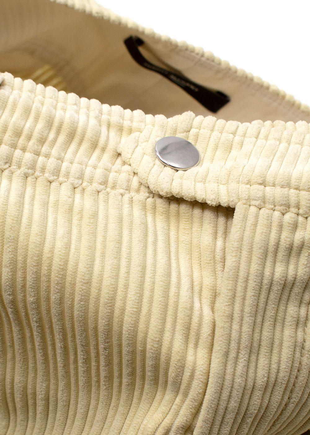 Isabel Marant Yellow Corduroy Trousers