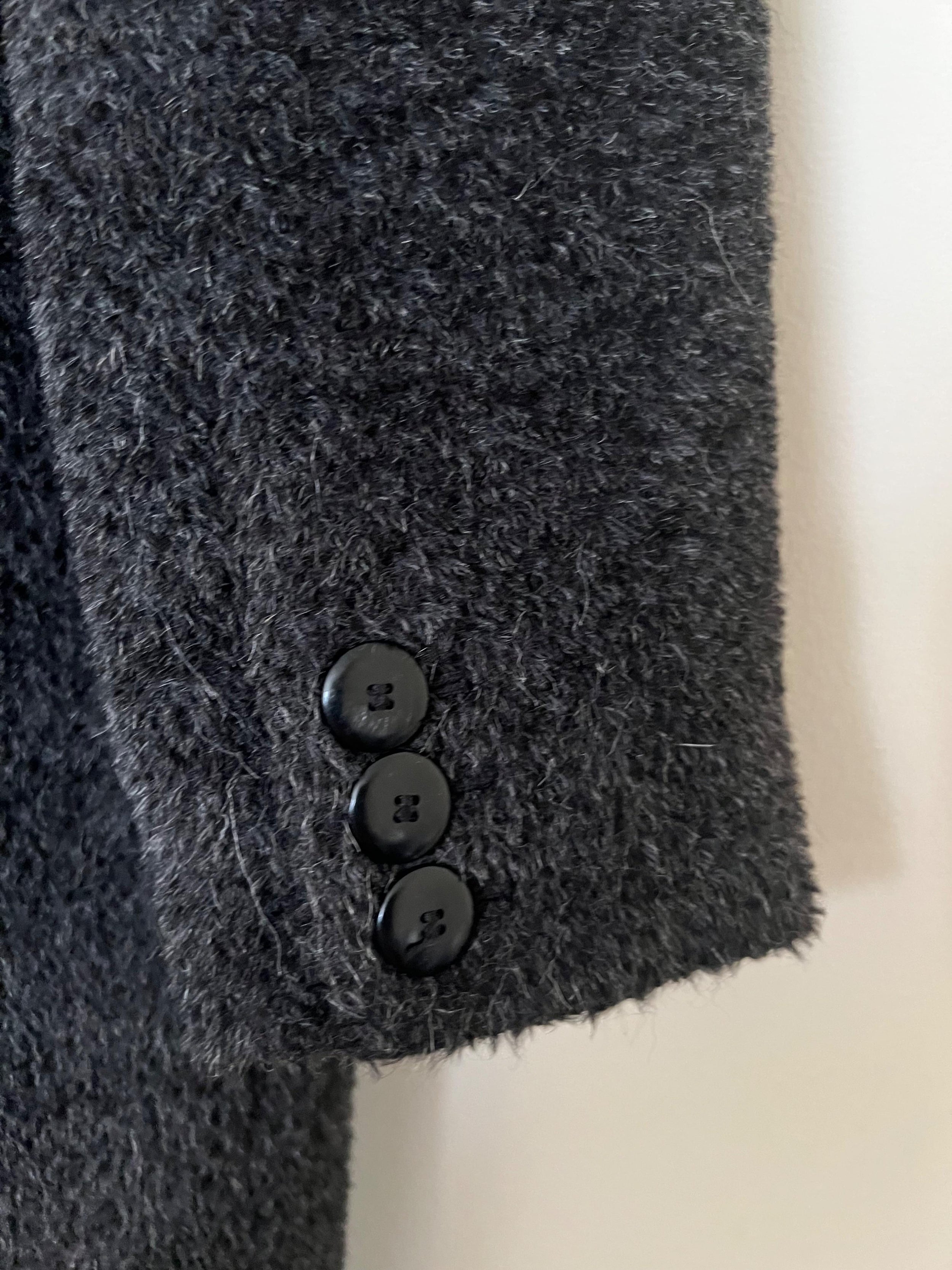 MaxMara Grey Alpaca Wool Coat