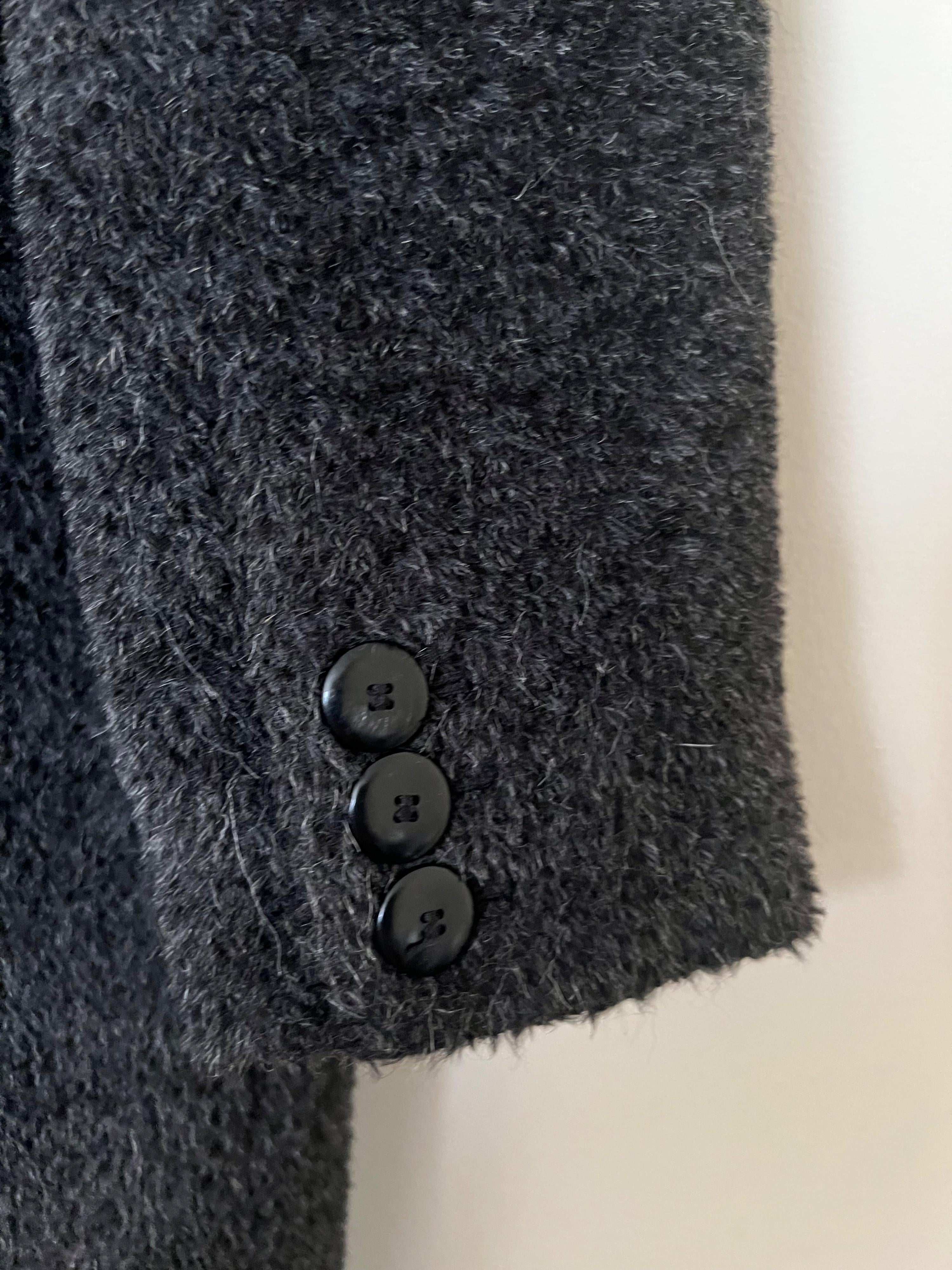 MaxMara Grey Alpaca Wool Coat
