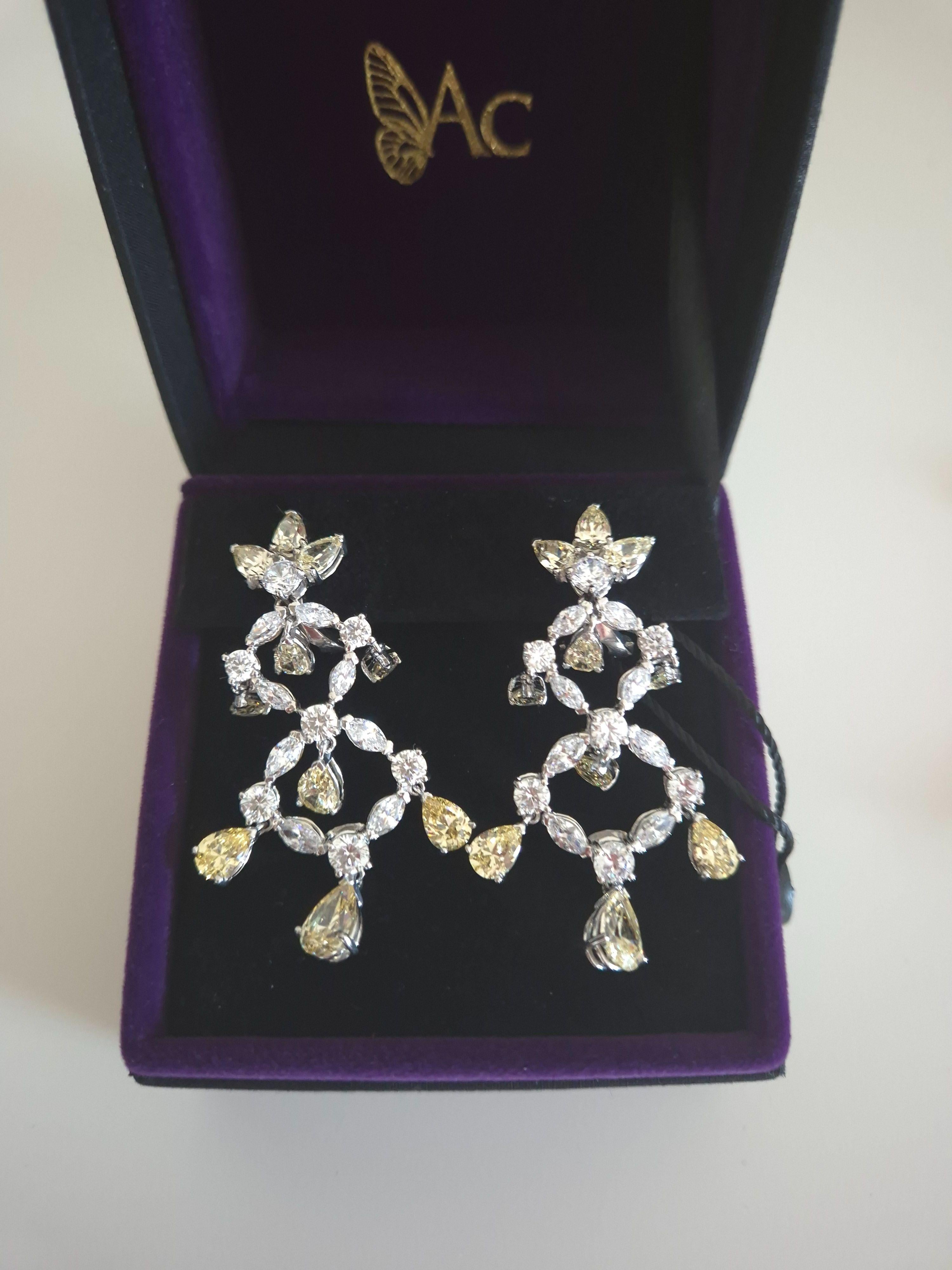 Anabela Chan Canary Chandelier Earrings