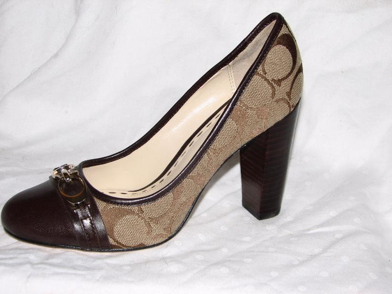 Coach Monogrammed Pumps