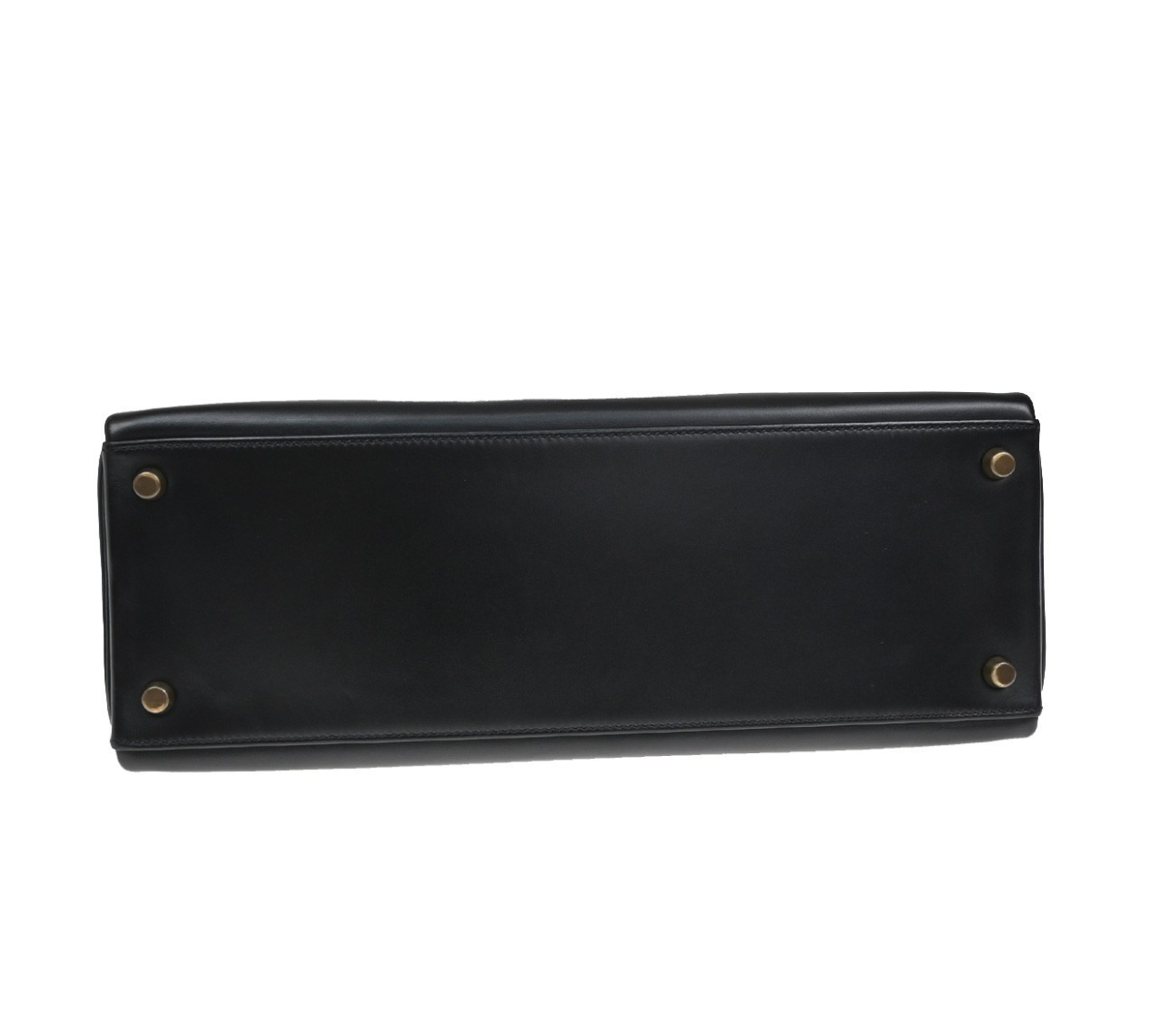 Hermes Black Kelly With Gold Hardware 32Cms